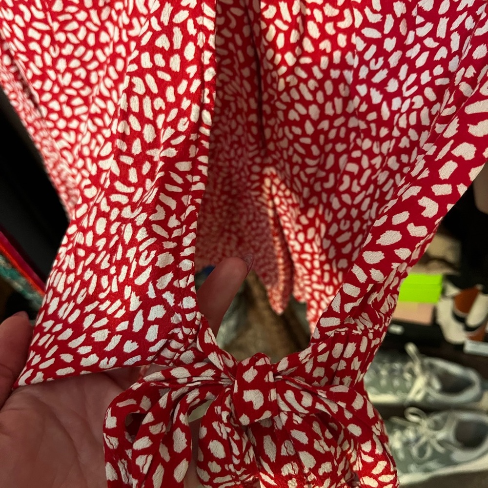 Nwot Talbots *Wrap* Top With Button Closer - image 5